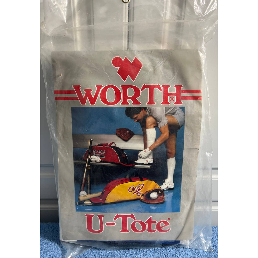 Vintage Worth U-Tote Softball/Baseball Equipment Duffle Bag NIP